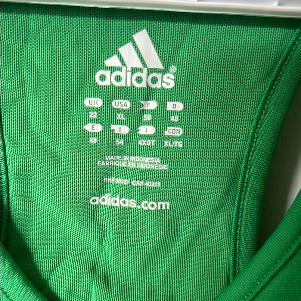 Adidas Women's Green Tank Top - Picture 2 of 4
